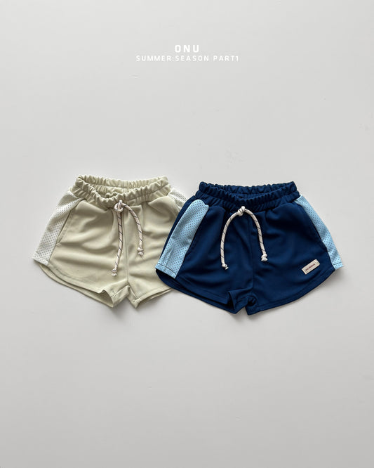 【PREORDER受付終了、ご希望はお問い合わせください。】15.Mesh color-block pants