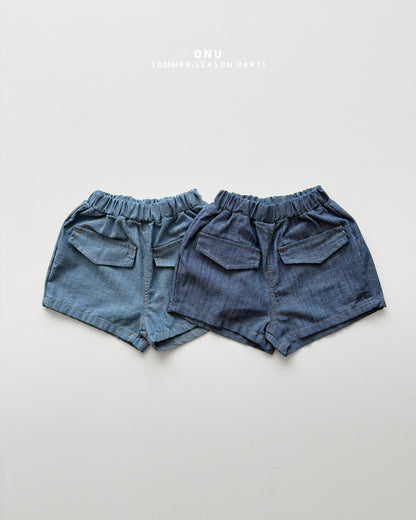 38.Pocket denim pants
