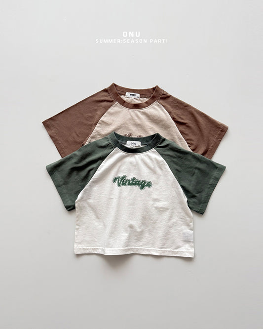【PREORDER受付終了、ご希望はお問い合わせください。】24.Vintage short sleeve tee