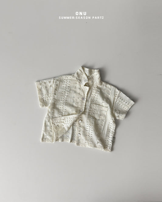【期間限定 PRE-ODER】3.Jacquard Beach Shirt