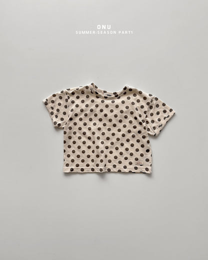 【PREORDER受付終了、ご希望はお問い合わせください。】21.Eco dot short sleeve tee