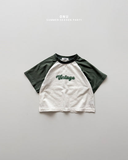【PREORDER受付終了、ご希望はお問い合わせください。】24.Vintage short sleeve tee
