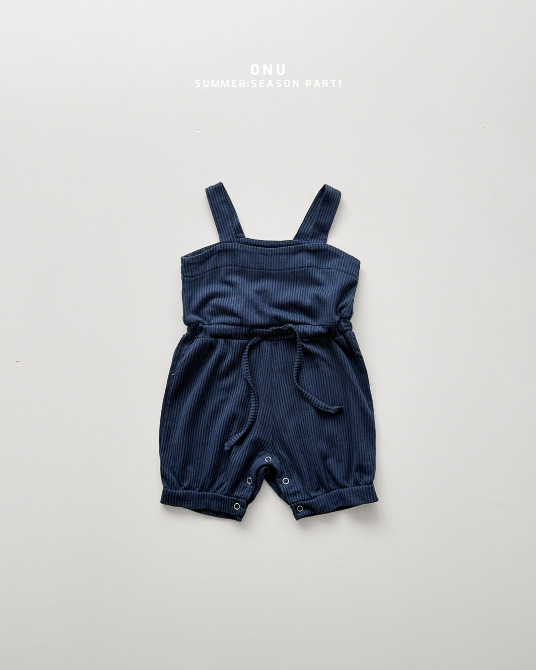 【PREORDER受付終了、ご希望はお問い合わせください。】52.Baby ribbed overalls