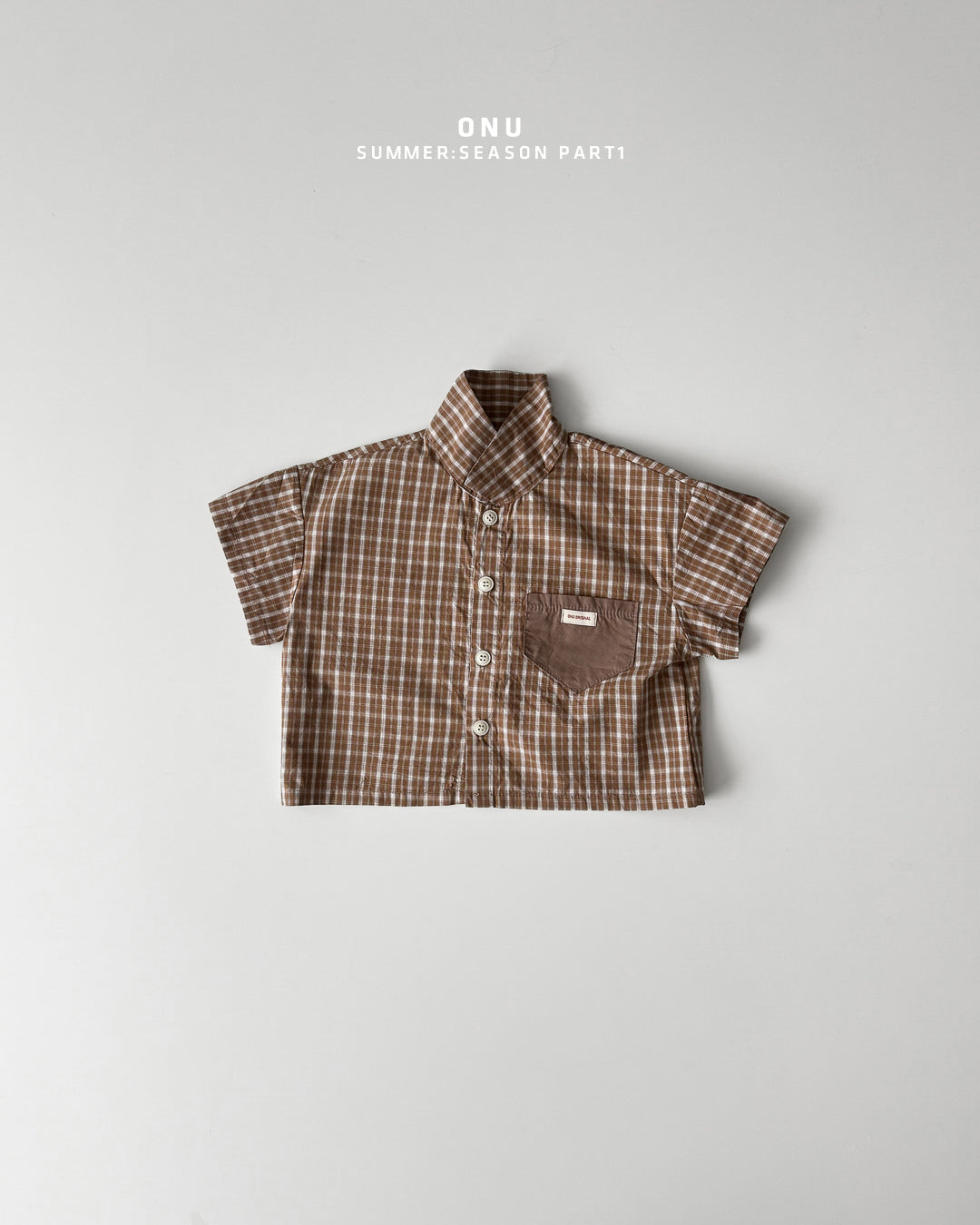 【PREORDER受付終了、ご希望はお問い合わせください。】42.Summer check shirt