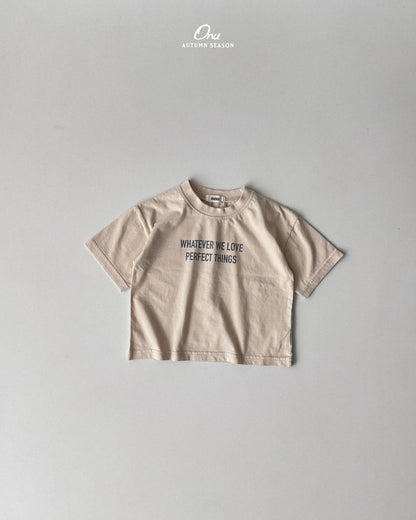 02. Lettering Short Sleeve Tee
