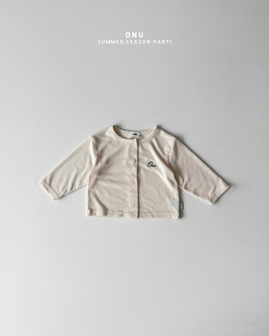 【PREORDER受付終了、ご希望はお問い合わせください。】34.Summer ribbed cardigan