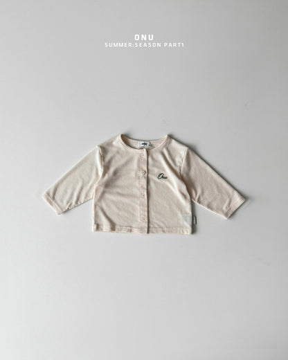 【PREORDER受付終了、ご希望はお問い合わせください。】34.Summer ribbed cardigan