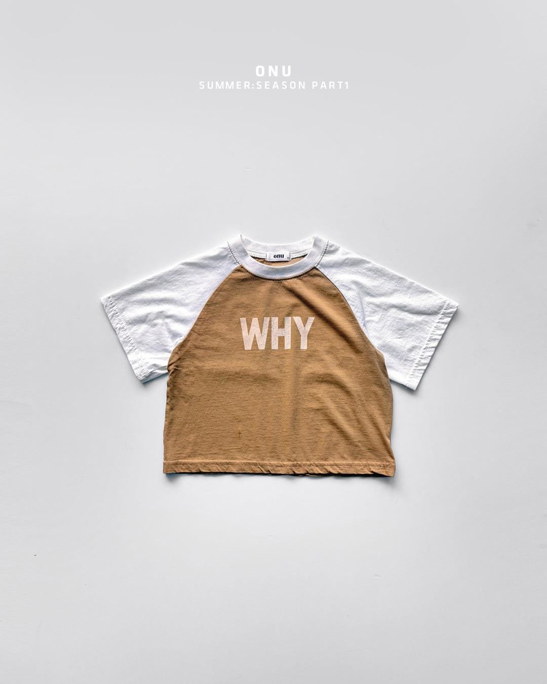 【PREORDER受付終了、ご希望はお問い合わせください。】09.WHY raglan tee