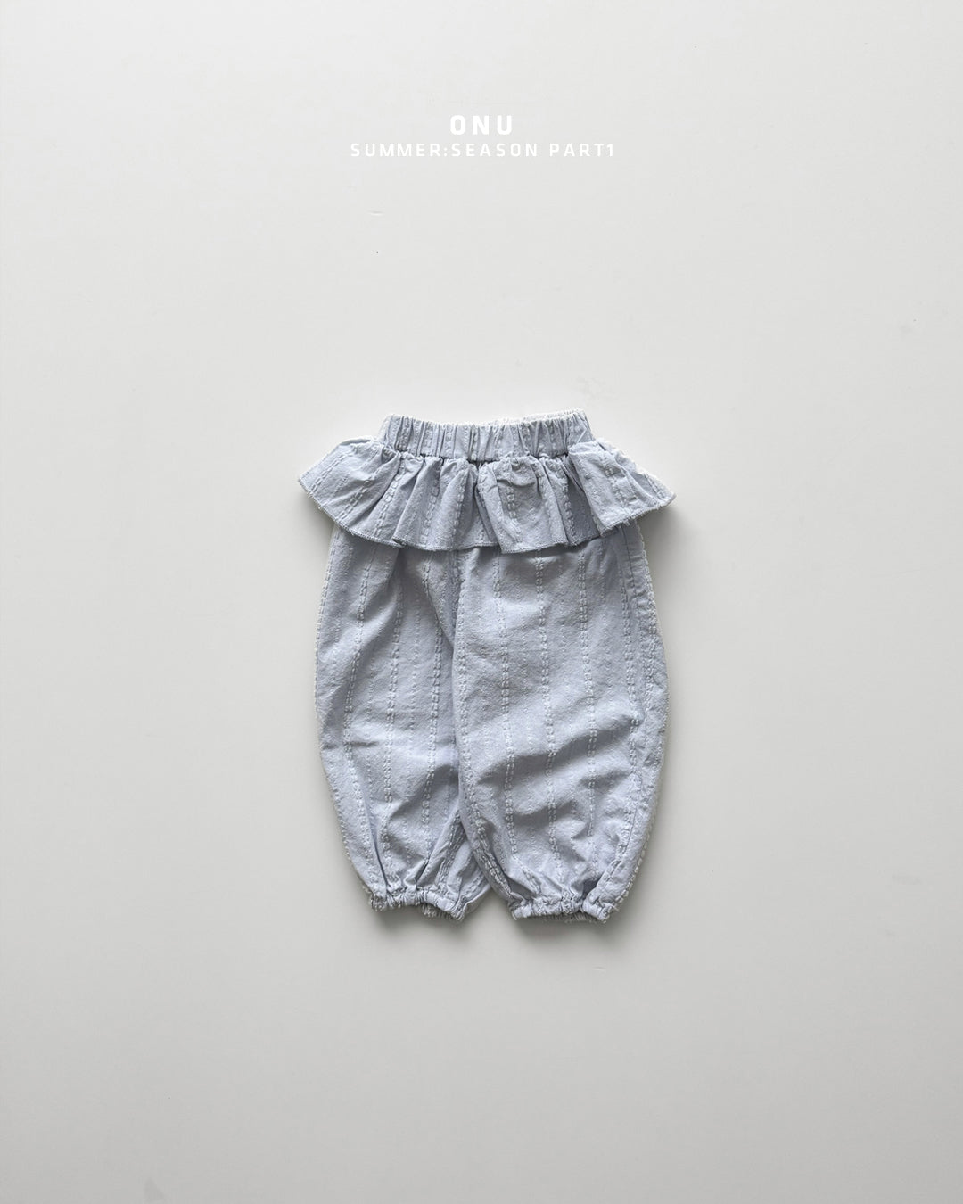 【PREORDER受付終了、ご希望はお問い合わせください。】27.Frill bloomer pants