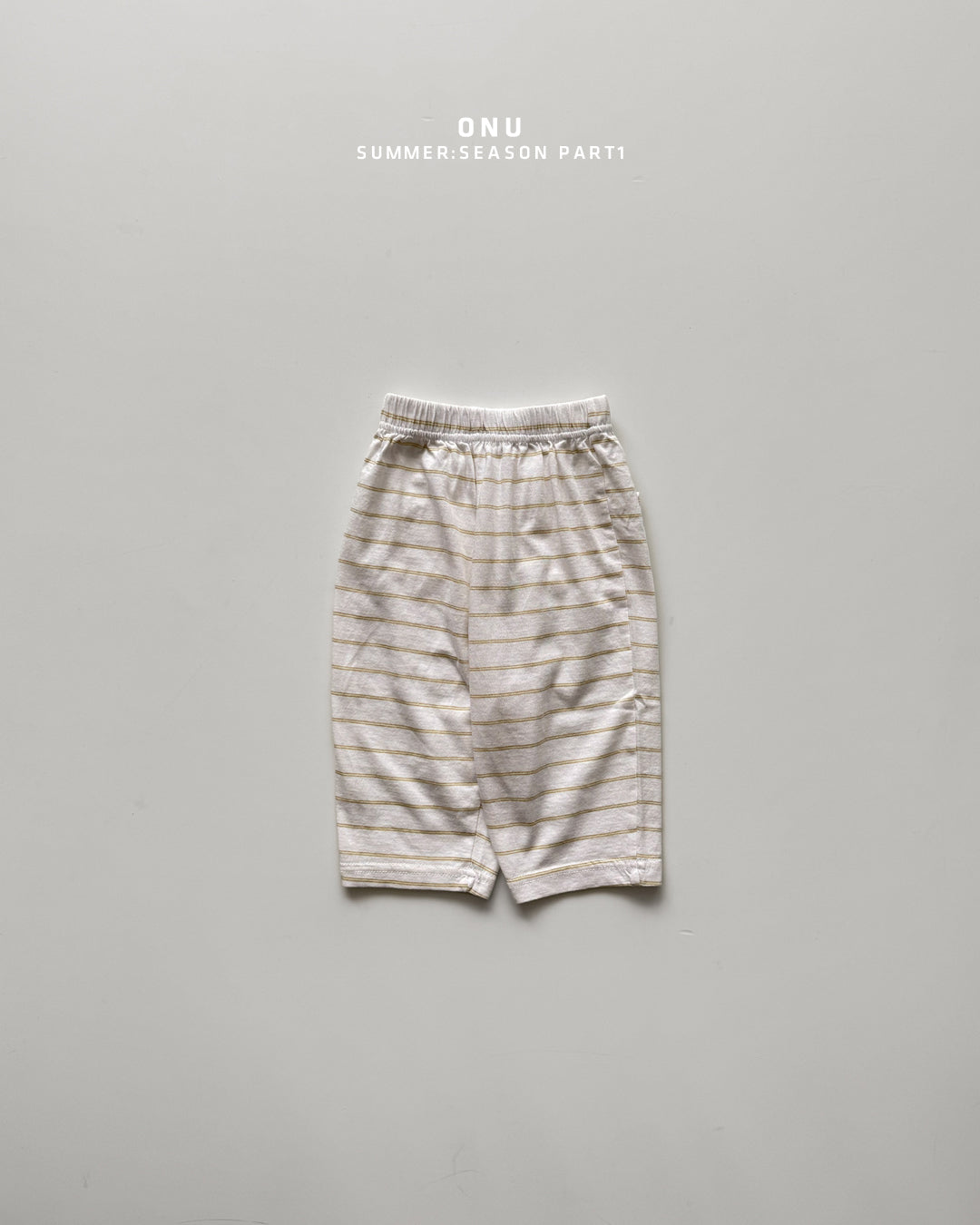 【PREORDER受付終了、ご希望はお問い合わせください。】19.Striped cropped pants (8/10 length)