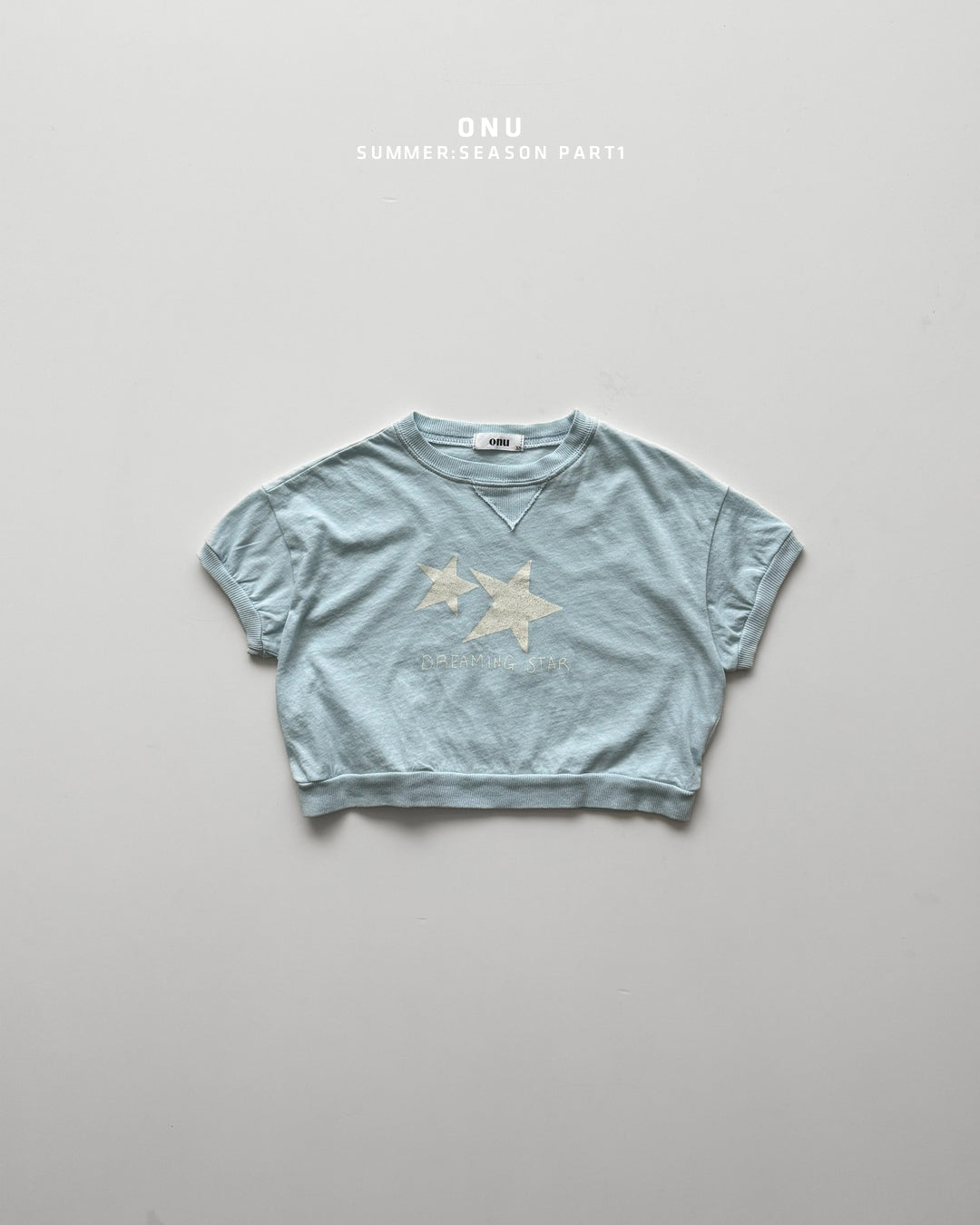 【PREORDER受付終了、ご希望はお問い合わせください。】12.Star ribbed tee