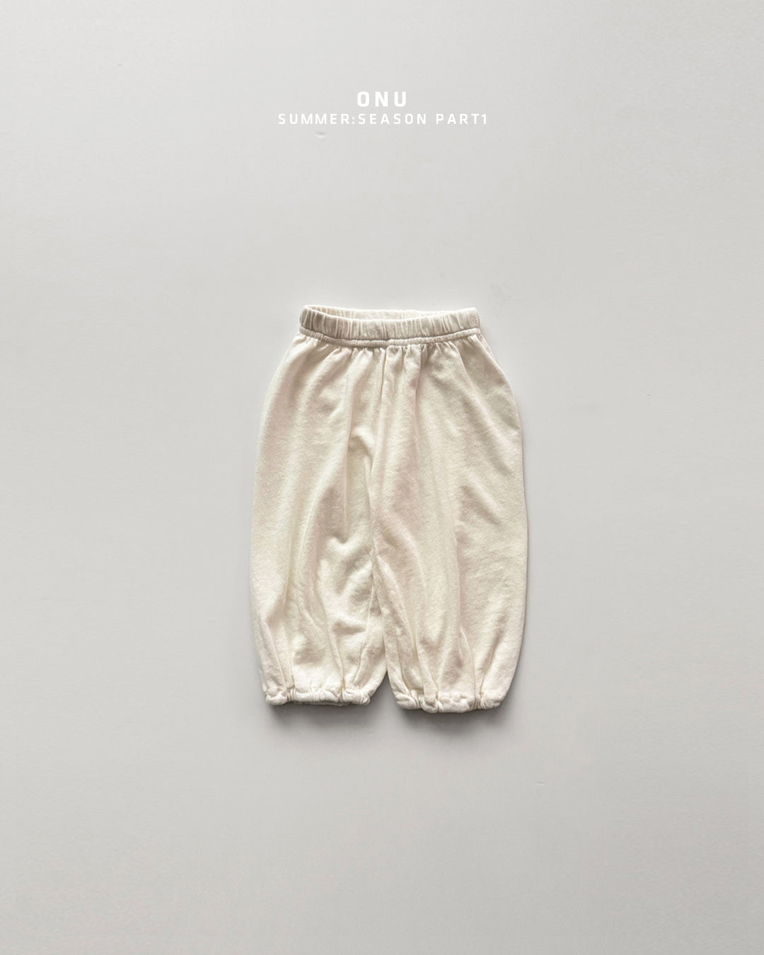 【PREORDER受付終了、ご希望はお問い合わせください。】10.Soft bloomer pants