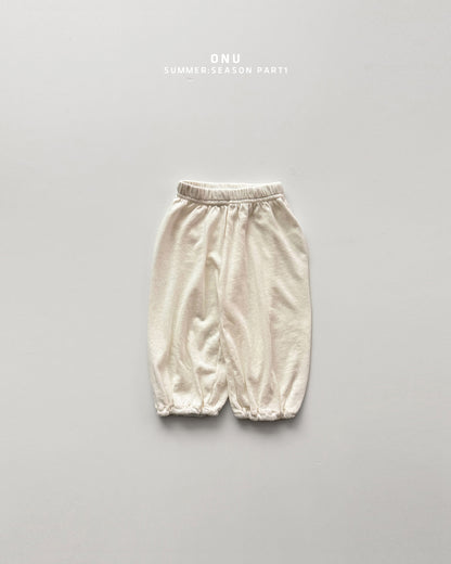 【PREORDER受付終了、ご希望はお問い合わせください。】10.Soft bloomer pants