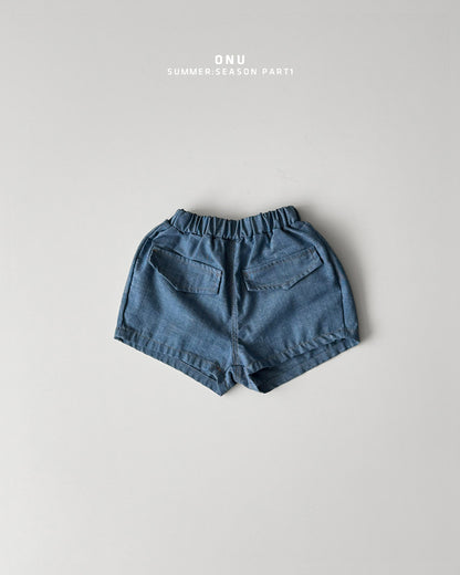 38.Pocket denim pants