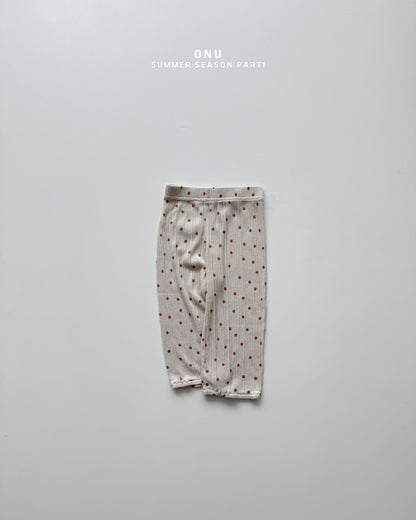 【PREORDER受付終了、ご希望はお問い合わせください。】03.Dot bloomer pants