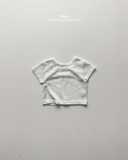 【PREORDER受付終了、ご希望はお問い合わせください。】01.U-neck short sleeve tee