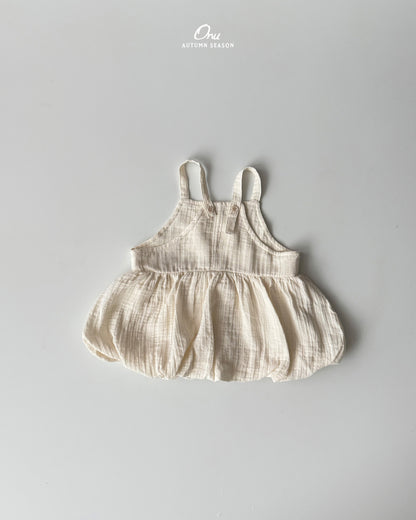 39. Balloon Overall Dress