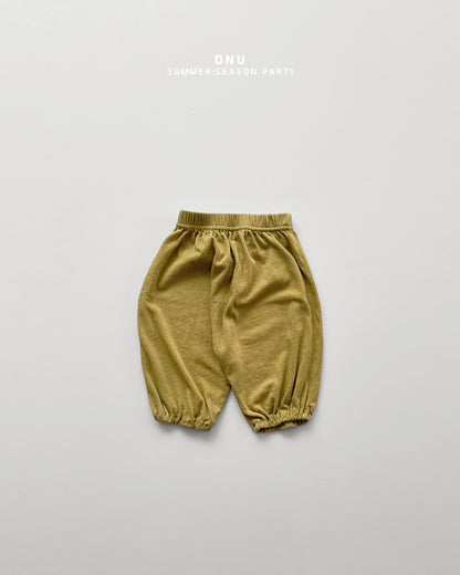 【PREORDER受付終了、ご希望はお問い合わせください。】55.Baby soft bloomer pants