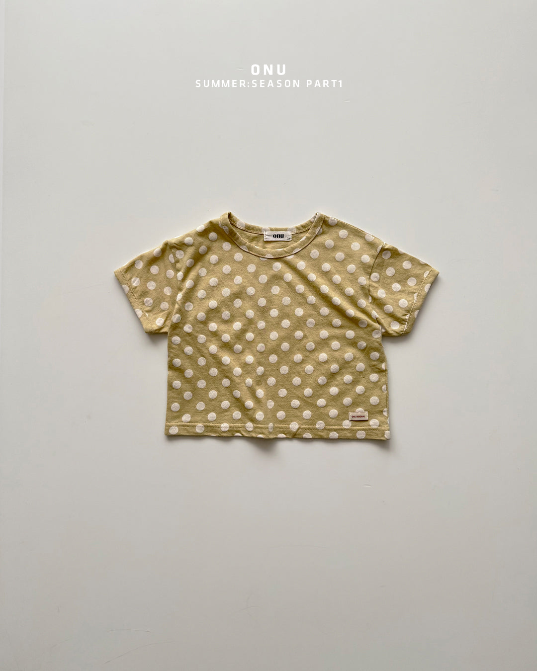 【PREORDER受付終了、ご希望はお問い合わせください。】21.Eco dot short sleeve tee