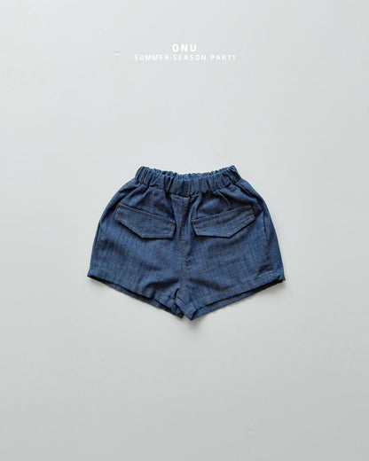 38.Pocket denim pants