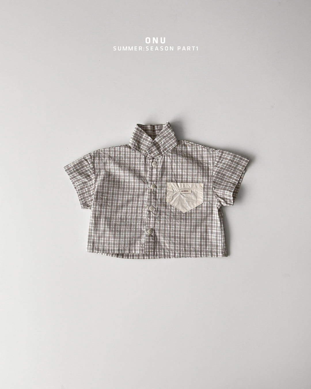【PREORDER受付終了、ご希望はお問い合わせください。】42.Summer check shirt