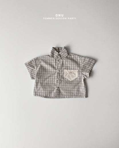 【PREORDER受付終了、ご希望はお問い合わせください。】42.Summer check shirt