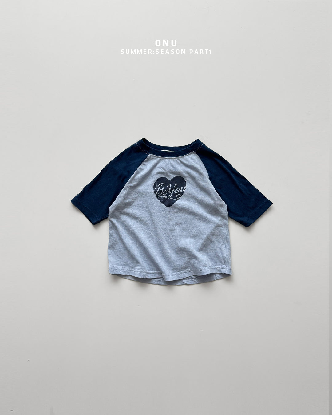 【PREORDER受付終了、ご希望はお問い合わせください。】06.Heart 3/4 sleeve tee