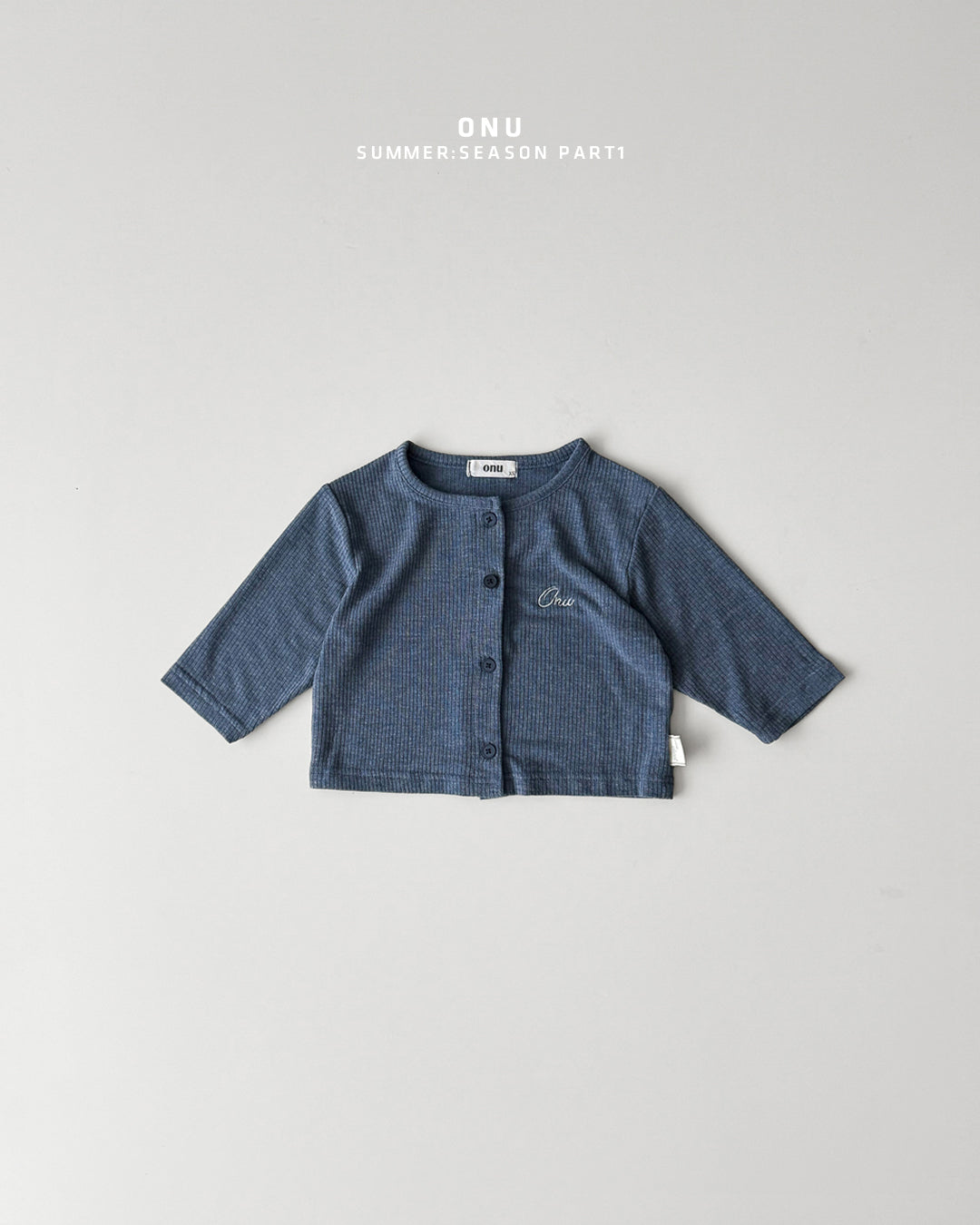 【PREORDER受付終了、ご希望はお問い合わせください。】34.Summer ribbed cardigan