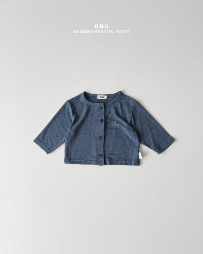 【PREORDER受付終了、ご希望はお問い合わせください。】34.Summer ribbed cardigan