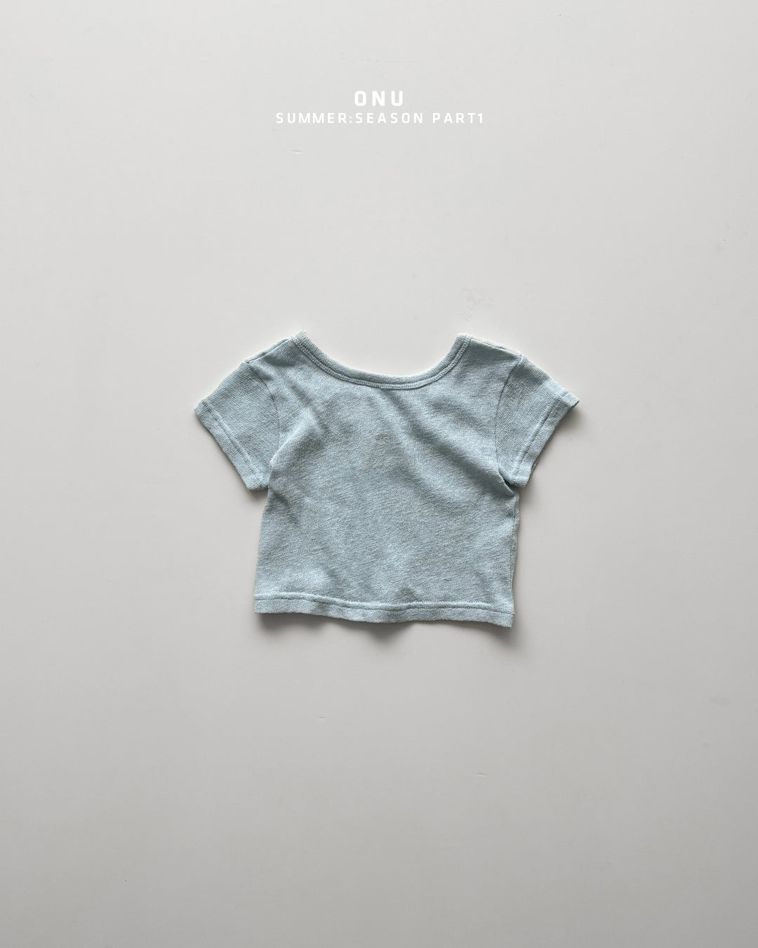 【PREORDER受付終了、ご希望はお問い合わせください。】01.U-neck short sleeve tee