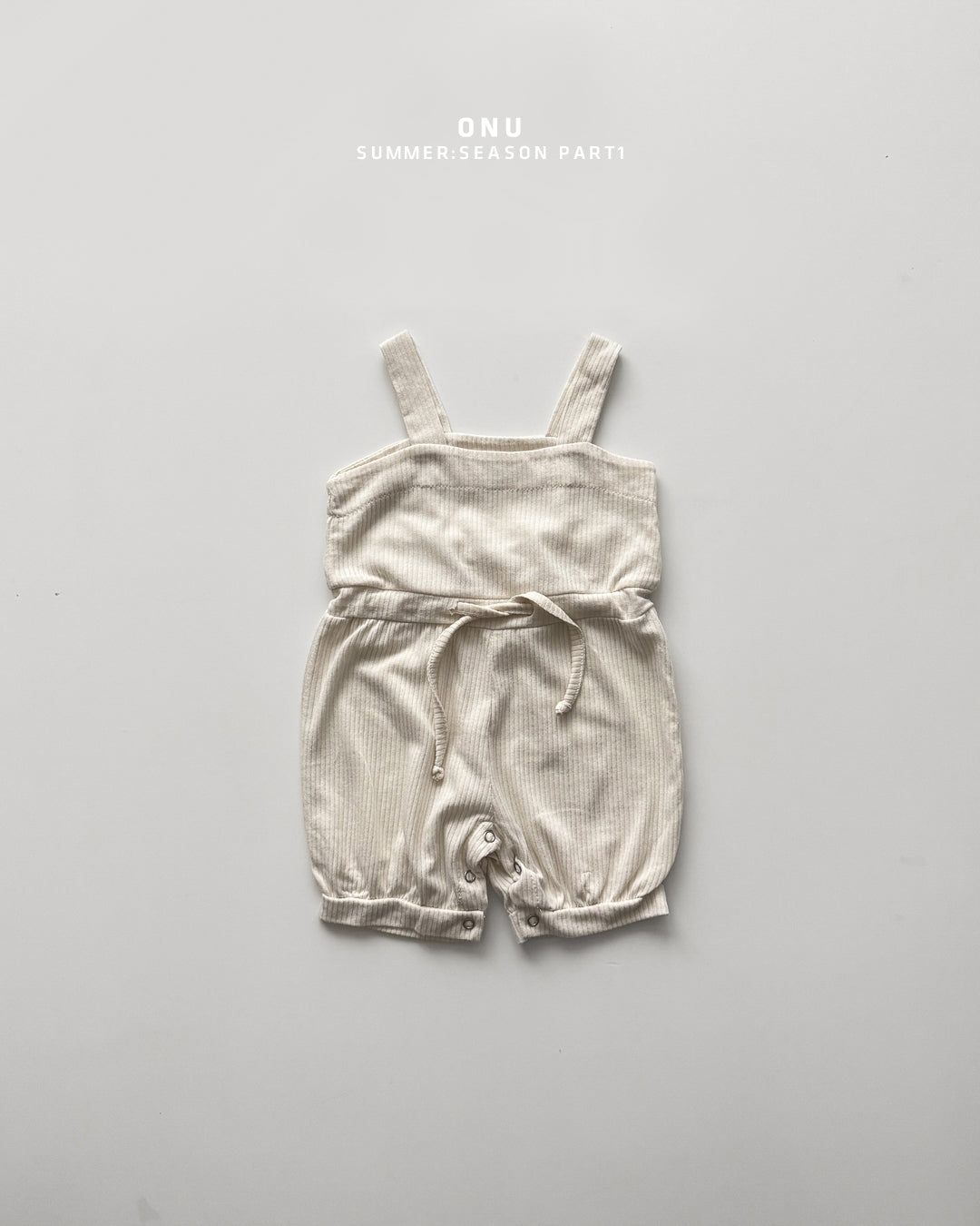 【PREORDER受付終了、ご希望はお問い合わせください。】52.Baby ribbed overalls