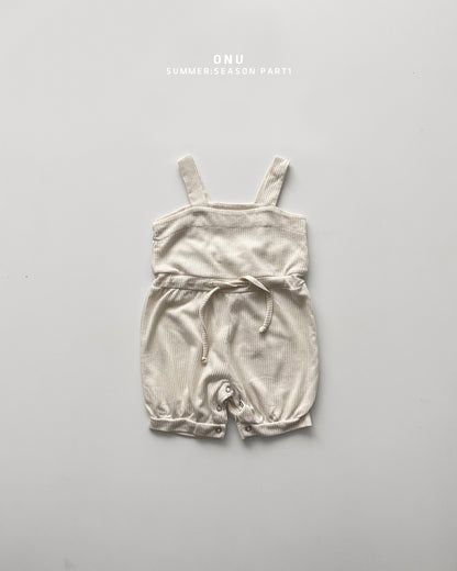 【PREORDER受付終了、ご希望はお問い合わせください。】52.Baby ribbed overalls