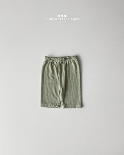 【PREORDER受付終了、ご希望はお問い合わせください。】35.Ribbed 5/10 leggings
