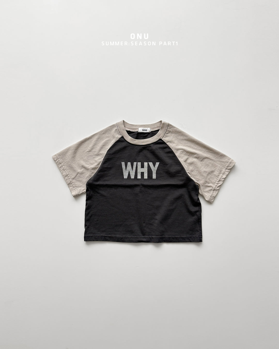【PREORDER受付終了、ご希望はお問い合わせください。】09.WHY raglan tee