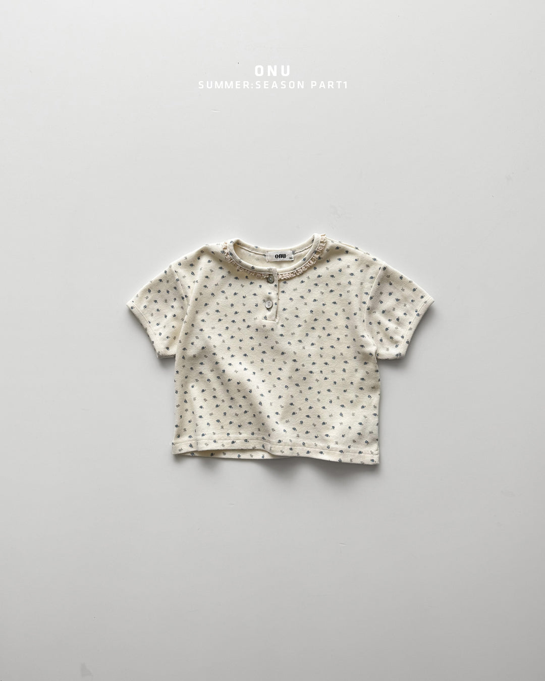 【PREORDER受付終了、ご希望はお問い合わせください。】31.Flower lace tee