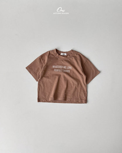 02. Lettering Short Sleeve Tee