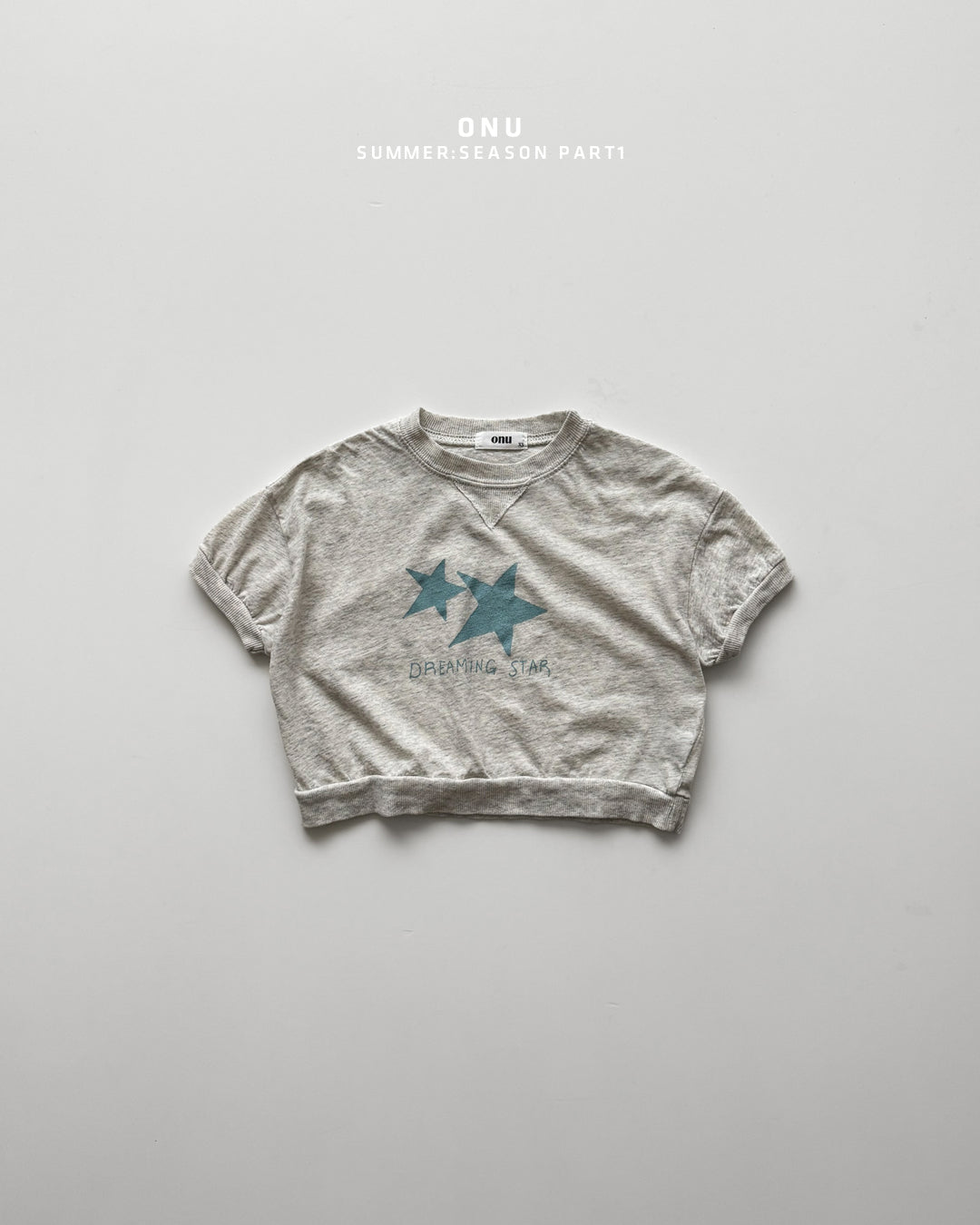 【PREORDER受付終了、ご希望はお問い合わせください。】12.Star ribbed tee