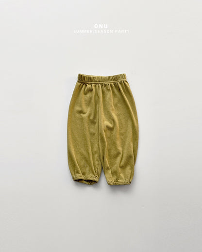 【PREORDER受付終了、ご希望はお問い合わせください。】10.Soft bloomer pants