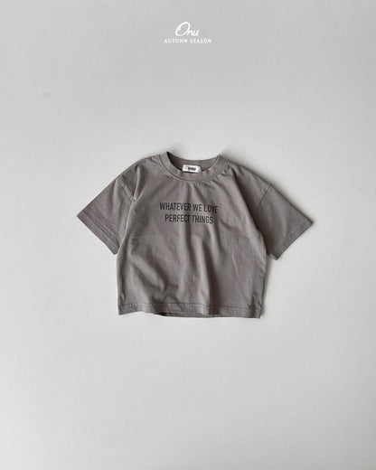 02. Lettering Short Sleeve Tee