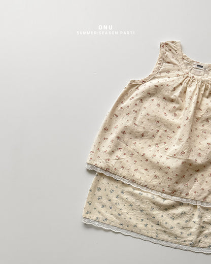 【PREORDER受付終了、ご希望はお問い合わせください。】32.Small floral dress