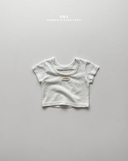 【PREORDER受付終了、ご希望はお問い合わせください。】01.U-neck short sleeve tee