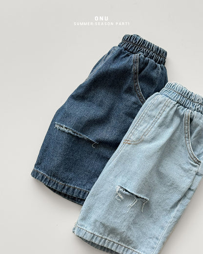 【PREORDER受付終了、ご希望はお問い合わせください。】39.Distressed denim pants
