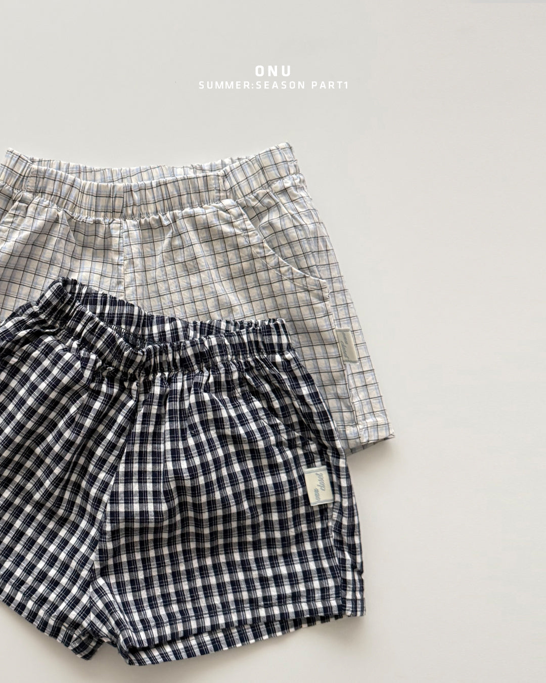 【PREORDER受付終了、ご希望はお問い合わせください。】45.Check shorts