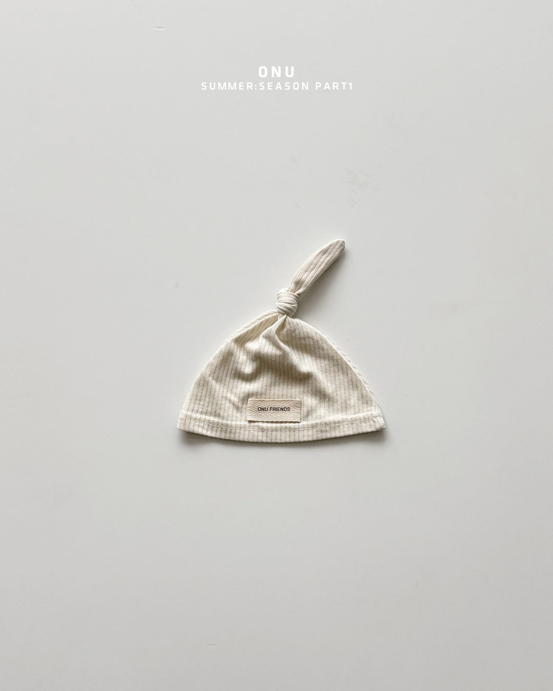 【PREORDER受付終了、ご希望はお問い合わせください。】53.Baby ribbed hat