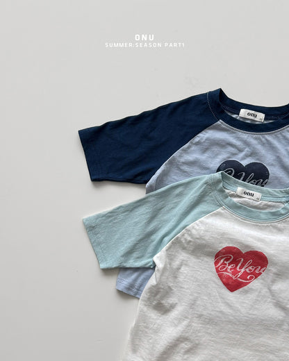 【PREORDER受付終了、ご希望はお問い合わせください。】06.Heart 3/4 sleeve tee