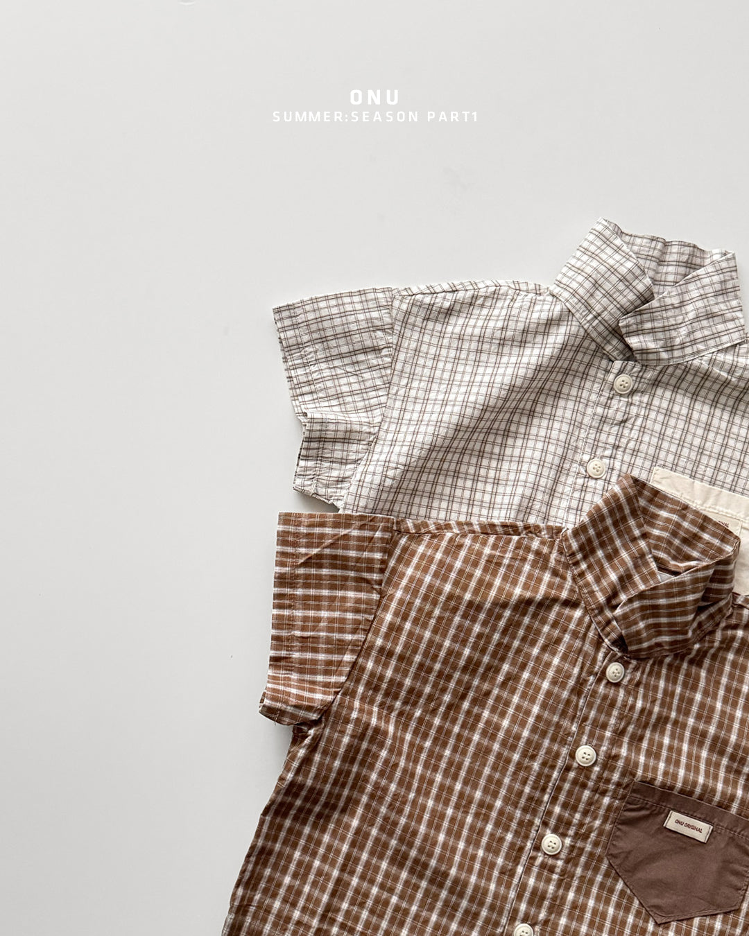 【PREORDER受付終了、ご希望はお問い合わせください。】42.Summer check shirt