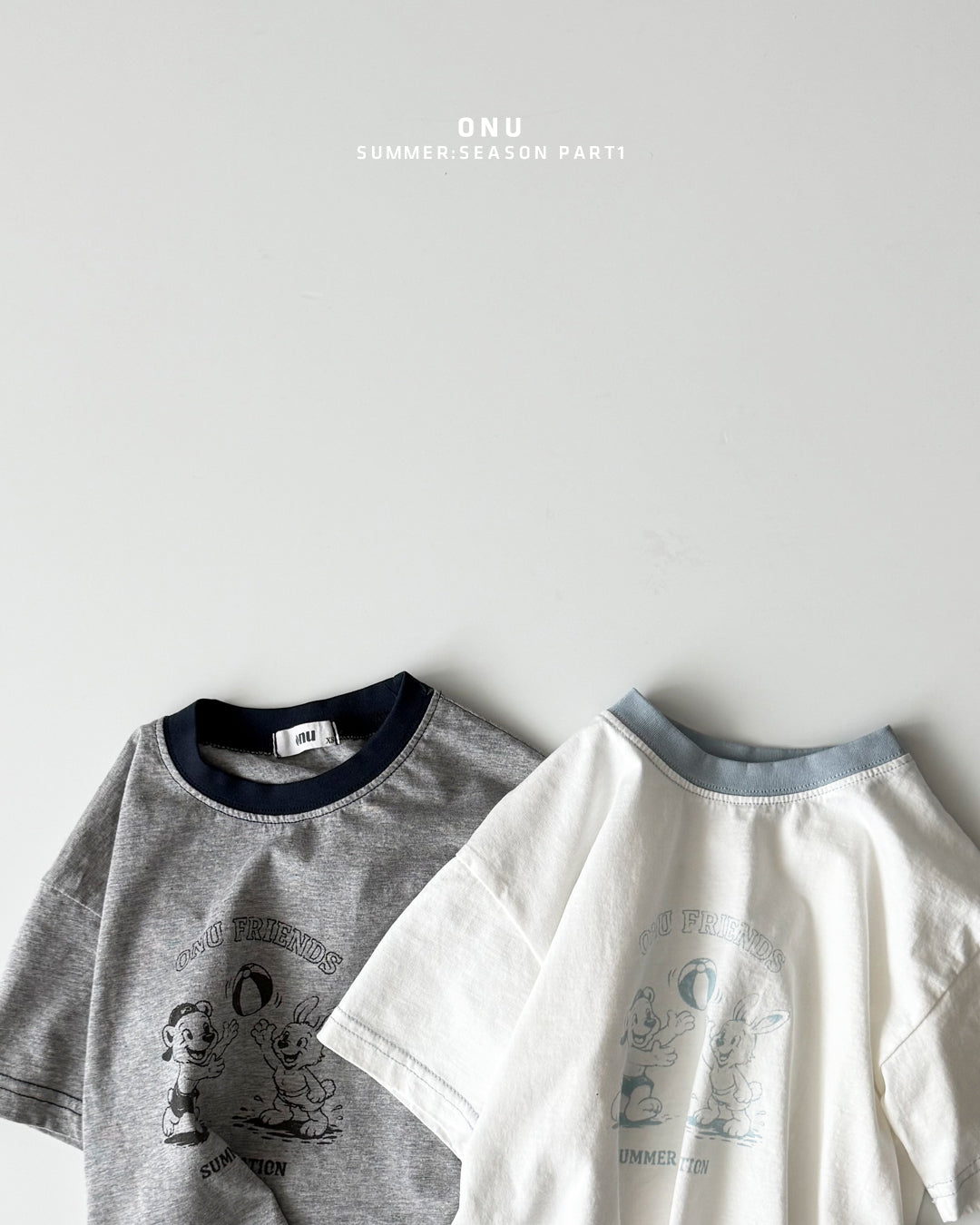 【PREORDER受付終了、ご希望はお問い合わせください。】18.Bunny bear short sleeve tee