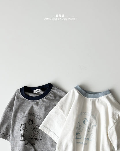 【PREORDER受付終了、ご希望はお問い合わせください。】18.Bunny bear short sleeve tee