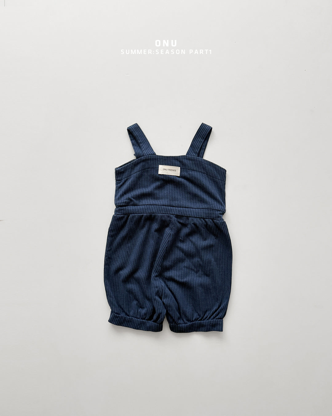 【PREORDER受付終了、ご希望はお問い合わせください。】52.Baby ribbed overalls