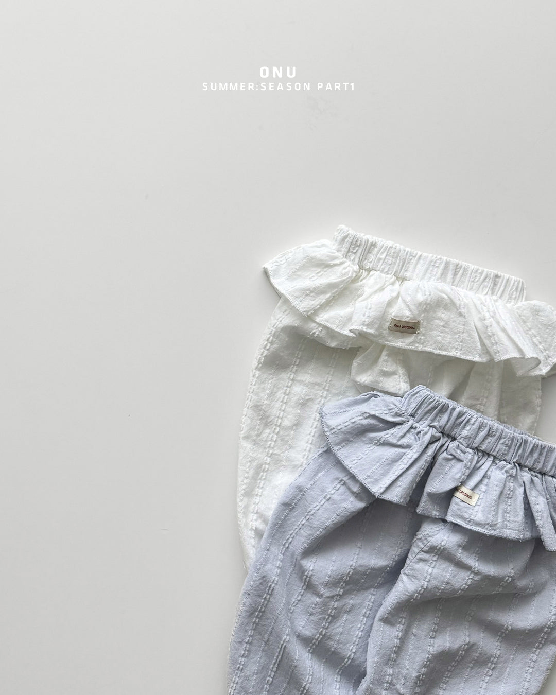 【PREORDER受付終了、ご希望はお問い合わせください。】27.Frill bloomer pants